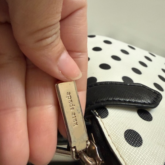 Kate Spade Black and White Polka Dot Crossbody Bag - Picture 3 of 10